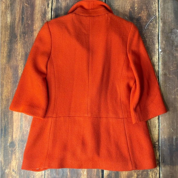 Banana Republic Burnt orange Jacket. Wool/Cotton Blend. XS - Picture 2 of 6